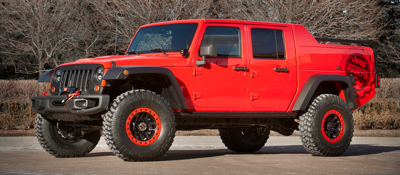 Illustration for article titled This Off-Road Rescue Rig Is The Ultimate Jeep Wrangler Pickup Truck
